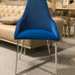 Venice Dining Chair in Blue Colour - Home Signature