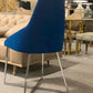 Venice Dining Chair in Blue Colour - Home Signature