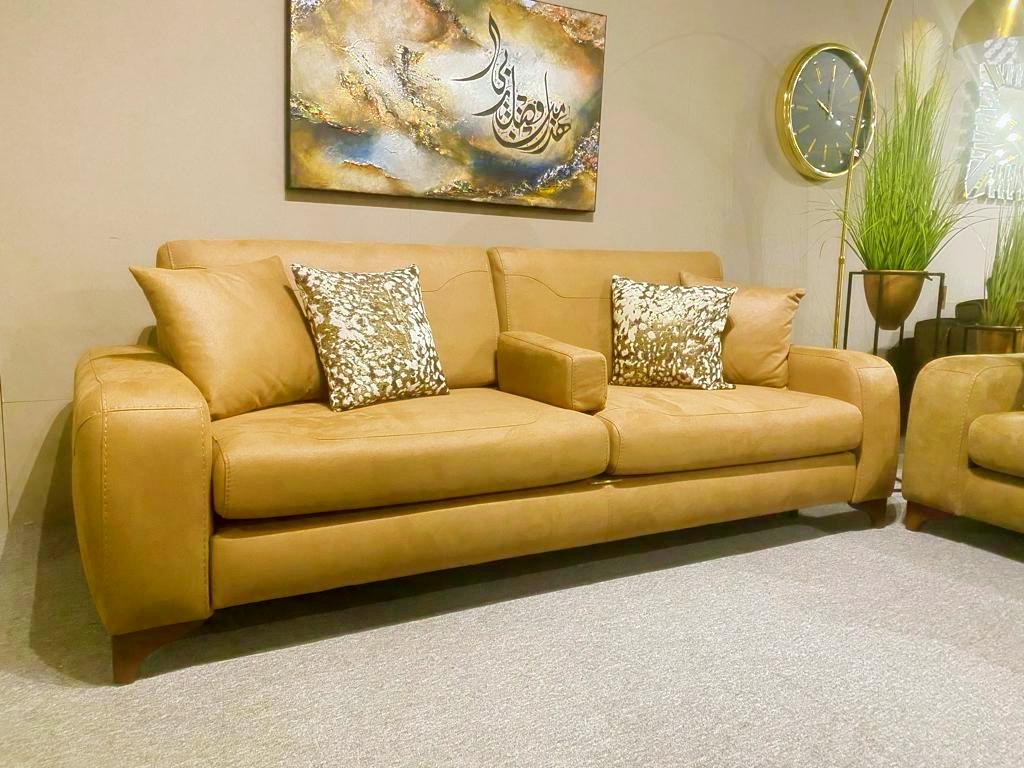 Anemon Sofa Set - Light Brown - Home Signature