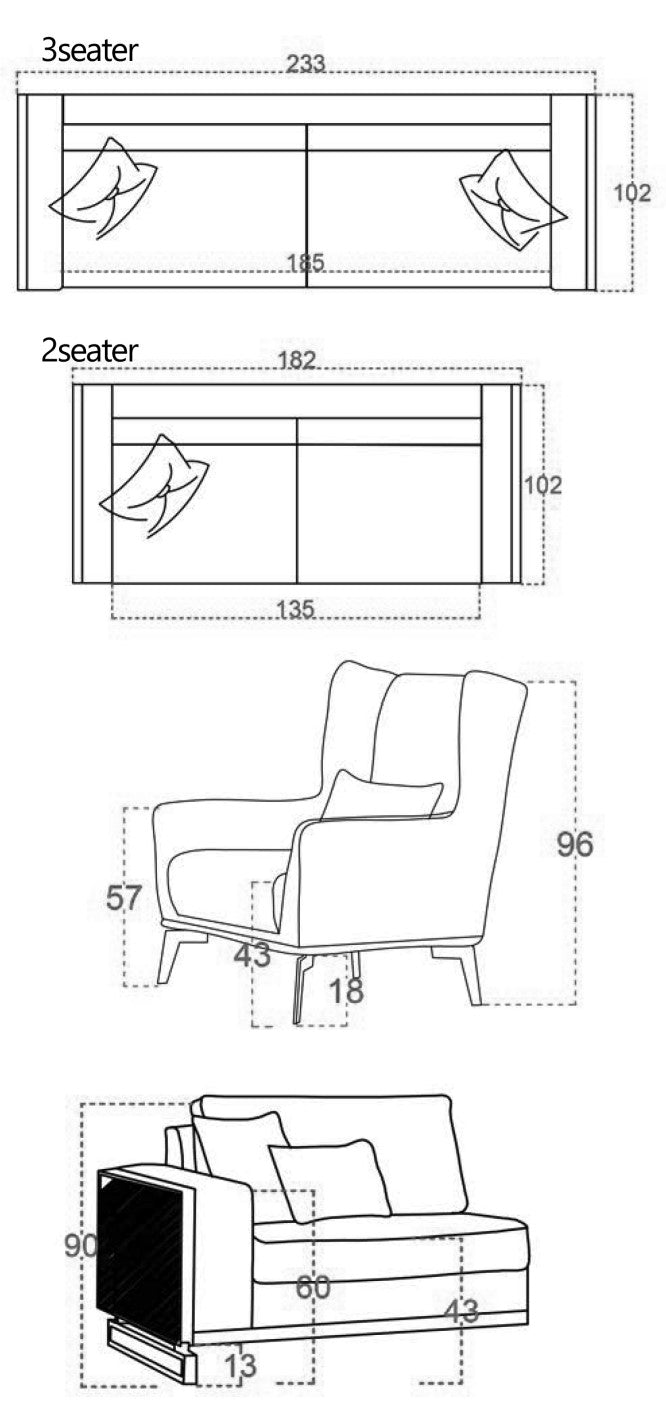 Uluda Sofa Set - Homesignature