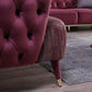 Gold Sofa full Set 3 seaters , 2 seaters , arm chair